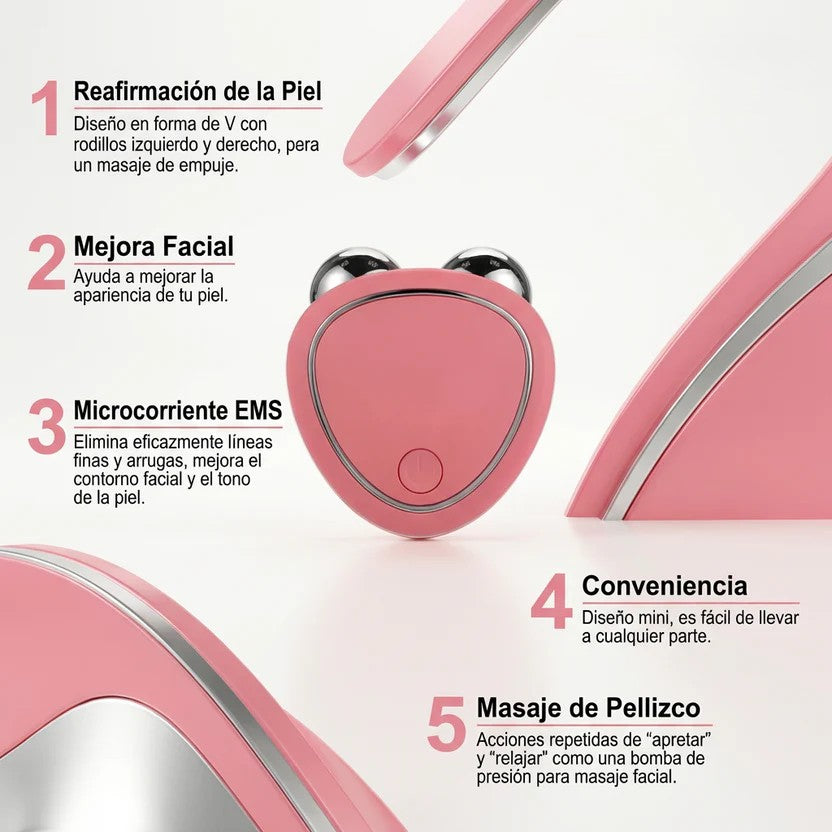 Masajeador Facial de Microcorriente