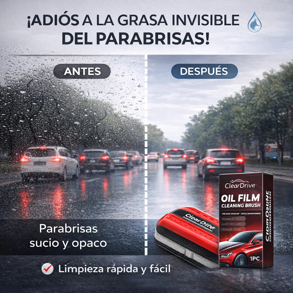 ClearDrive™ | Removedor de Manchas Y Grasa de Vidrios🚗