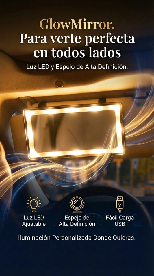 GlowMirror / "Para verte impecable en cualquier momento”